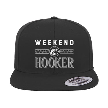 Weekend Hooker Embroidered Flat Bill Cap